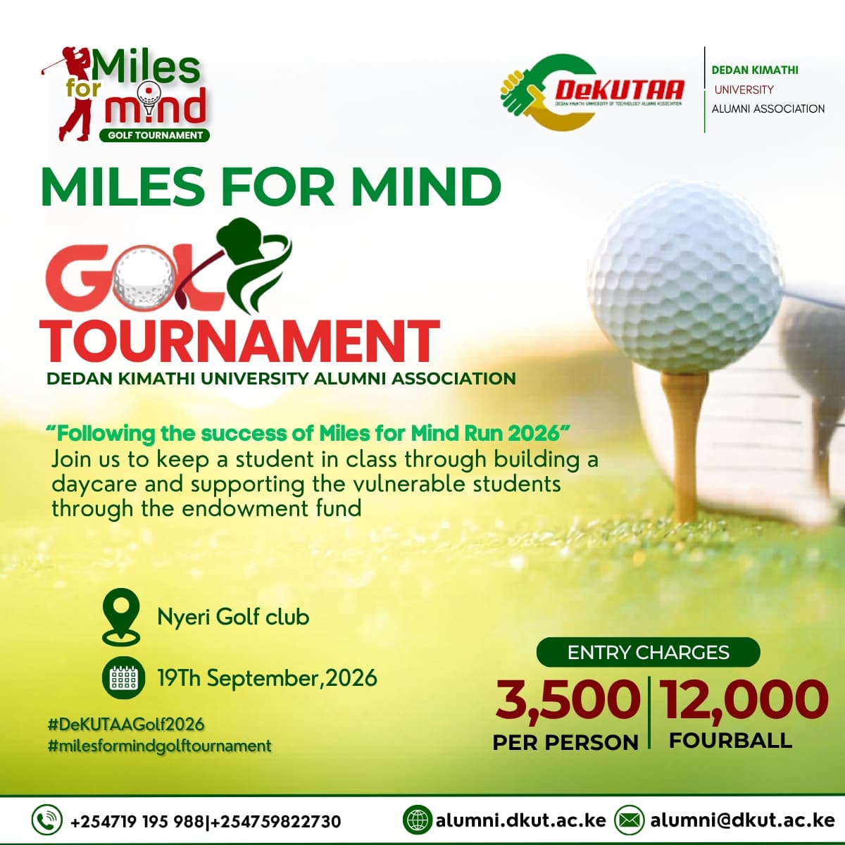 Miles For Mind Golf Tournament 